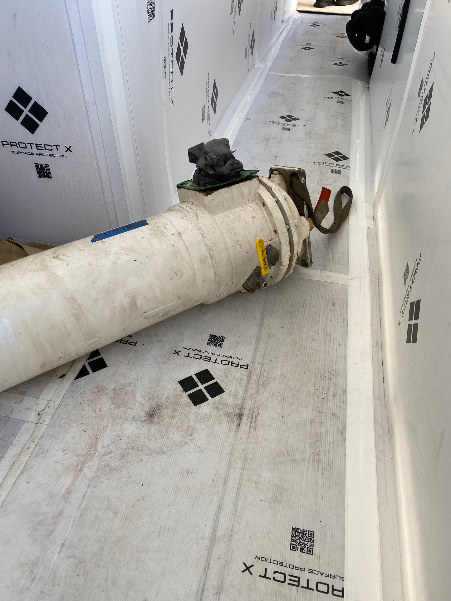 Yacht Engine Room Surface Protection Installation